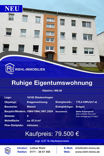 Wohnung in Blankenhagen kaufen